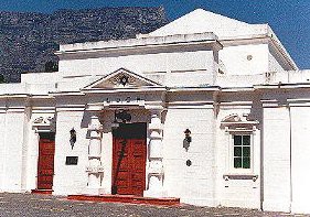 The Entrance seen here with Table Mountain in the background