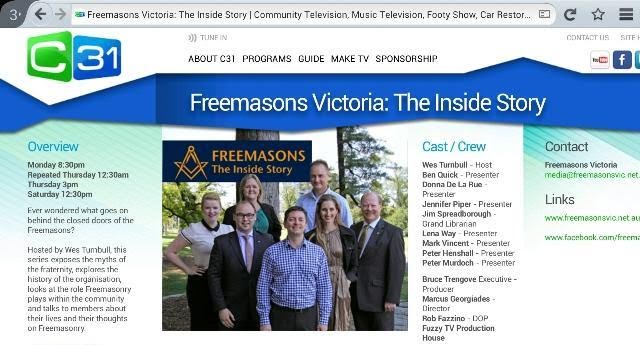 Freemasons Channel 31 Melbourne