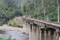 walhalla train railway histoirc gold bridge