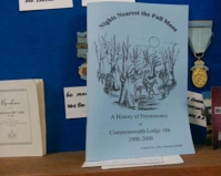 “Night Nearest the Full Moon” is the history of Commonwealth lodge and is a great resource containing details of the lodge, its building, activities and members
