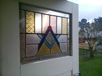 Masonic Stain Glass Window Mirboo Nth Victoria