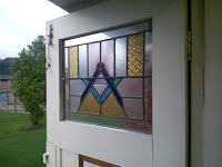 Masonic Stain Glass Window Mirboo North Victoria