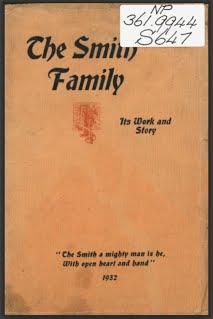 Cover Book; The Smith Family, Its work and story 1932