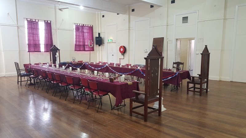 Masonic Table Lodge Layout