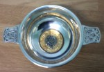 Quaich with Gold Plated Inlay