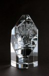 Obelisk Crystal Paperweight