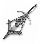 Kilt Pin - Antique Silver