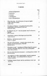 The Canonbury Papers Volume 2 Contents