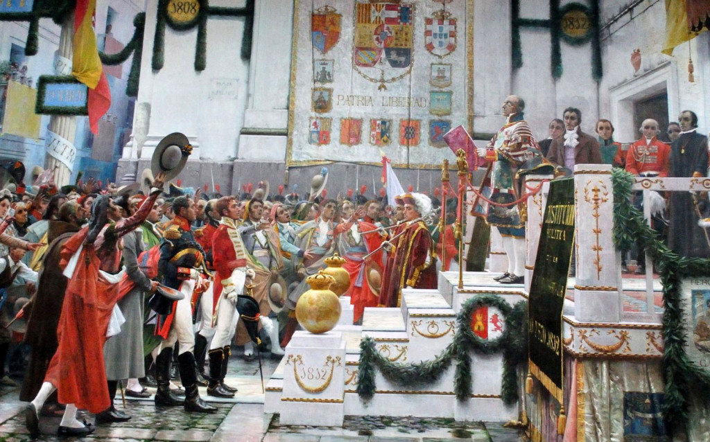 masones en las cortes de Cádiz