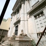El atrio favorece la observación del conjunto del Templo Masónico de Tenerife