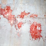 El paso del tiempo ha dejado al descubierto el color rojo original del Salón de Tenidas
