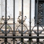 Detalle de la reja del Templo Masónico de Tenerife