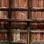 Vista parcial del deterioro de la techumbre del Salón de Tenidas