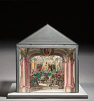 Diorama de la loge des Trois Globes