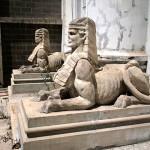Los egipcios representaban las esfinges con la figura de un león con cabeza humana