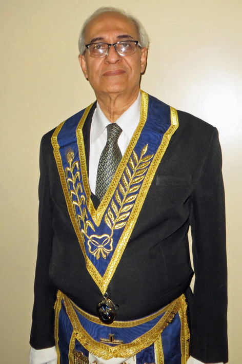 President, District Board of General Purposes W.Bro. Kersasp R. Dadachanji Past Grand Standard Bearer  