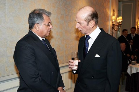 ME Grand Supt. P. Driver with 1st Grand Principal HRH The Duke of Kent Image by Chris Allerton
