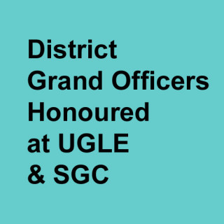 District Grand Officers