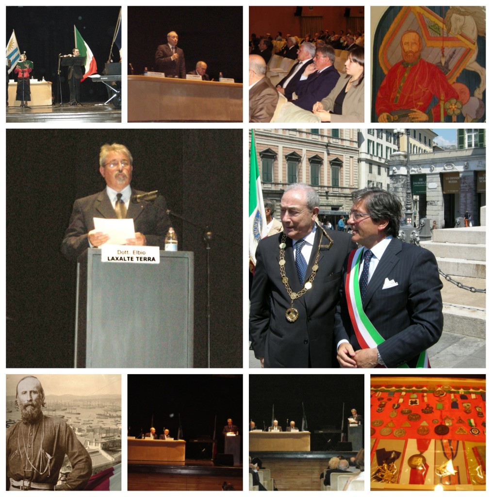 collage  Conferencia Internacional “Garibaldi Primo Massone d'Italia” collage