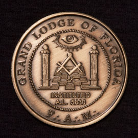 Grand Lodge of Florida Grand Master Coins